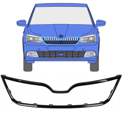 Ramă grilă față pentru Skoda Fabia 2014-2018 16191