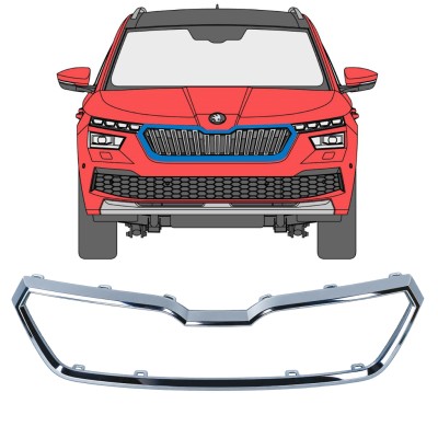 Ramă grilă față pentru Skoda Kamiq 2019-2023 17226