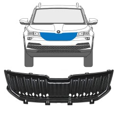 Grilă pentru Skoda Karoq 2017-2022 / Set 17235