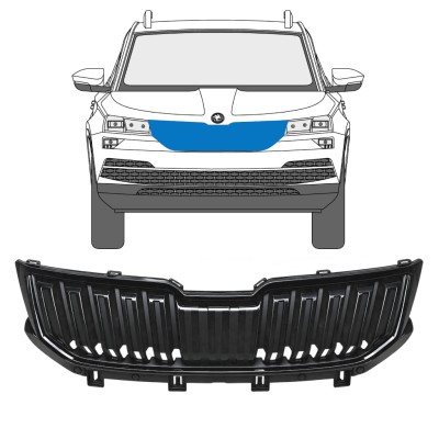Grilă pentru Skoda Karoq 2017-2022 / Set 17235