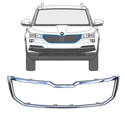 Ramă grilă față pentru Skoda Karoq 2017-2022 17232