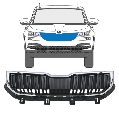 Grilă pentru Skoda Karoq 2017-2022 / Set 17234