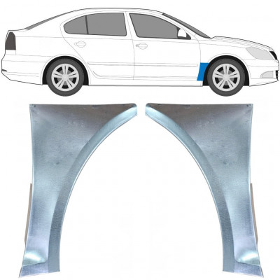 Panou de reparație aripă față pentru Skoda Octavia 2004-2013 / Stânga+Dreapta / Set 9602