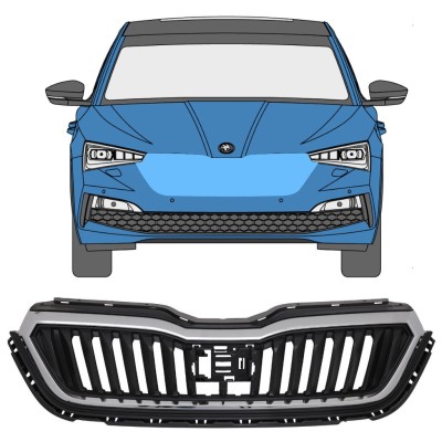 Grilă pentru Skoda Scala 2019- 17229