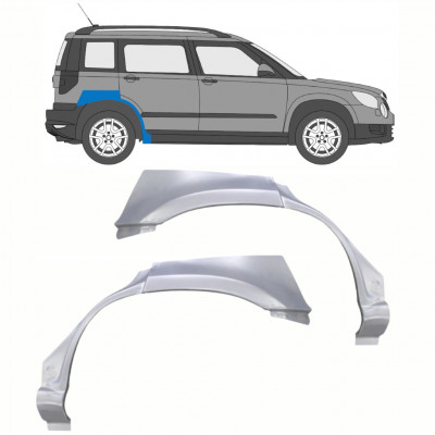 Reparație aripă spate pentru Skoda Yeti 2009- / Stânga+Dreapta / Set 10706