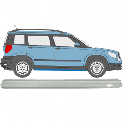 Reparație prag pentru Skoda Yeti 2009- / Stânga = Dreapta (simetric) 7201