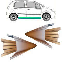 Reparație prag interior + exterior pentru Chevrolet Spark 2005-2010 / Stânga+Dreapta / Set 11784