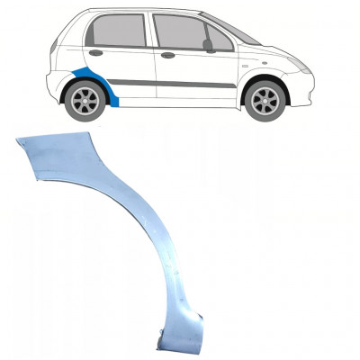 Reparație aripă spate pentru Chevrolet Spark 2005-2010 / Dreapta 7391