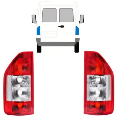 Lampă spate pentru Mercedes Sprinter 1995-2006 / Stânga+Dreapta / Set 9771