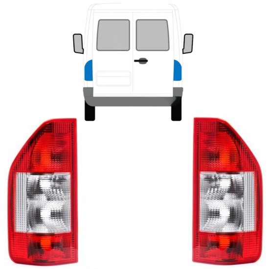 Lampă spate pentru Mercedes Sprinter 1995-2006 / Stânga+Dreapta / Set 9771