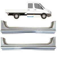 Reparație spate prag pentru Mercedes Sprinter 2006-2018 / Stânga+Dreapta / Set 15068 Reparație spate prag pentru Mercedes Sprinter 2006-2018 / Stânga+Dreapta / Set 15068