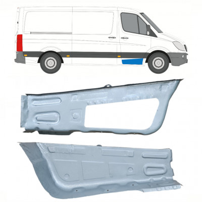 Panou reparație dreapta față pentru Mercedes Sprinter 2006 - / Stânga+Dreapta / Set 10208