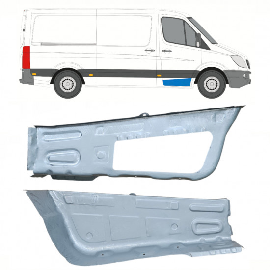 Panou reparație dreapta față pentru Mercedes Sprinter 2006 - / Stânga+Dreapta / Set 10208