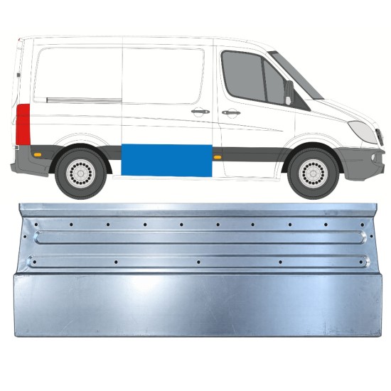 Panou reparație ușă culisantă pentru Mercedes Sprinter 2006-2018 / Dreapta 17308