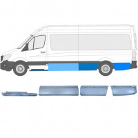 Set panouri de reparare pentru Mercedes Sprinter 2006-  / LWB / Stânga /  12427