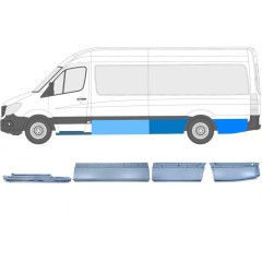 Set panouri de reparare pentru Volkswagen Crafter 2005-2017 / Stânga / 14505