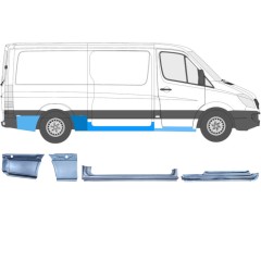 Set panouri de reparare pentru Mercedes Sprinter 2006-2018 / Dreapta / 12424