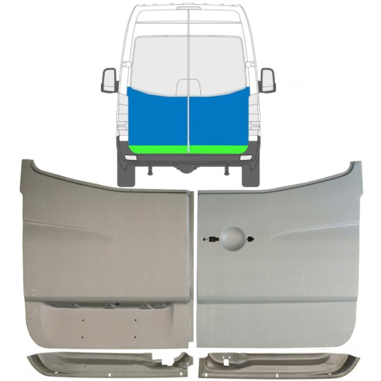 Reparație ușă spate pentru Mercedes Sprinter 2006-2018 / Set 10517