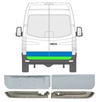 Reparație ușă spate pentru Volkswagen Crafter 2005-2017 / Stânga+Dreapta / Set 14386