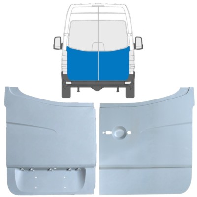 Reparație ușă spate pentru Mercedes Sprinter 2006-2018 / Stânga+Dreapta / Set 10519