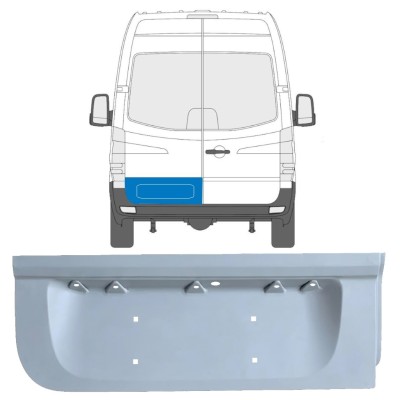 Panou reparație ușă spate dreapta pentru Volkswagen Crafter 2005-2017 / Stânga 17172