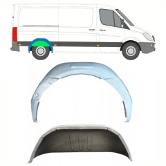 Reparație aripă interioară spate pentru Mercedes Sprinter 2006-2018 / Dreapta / Set 11967