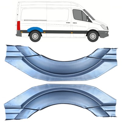 Reparație aripă spate pentru Mercedes Sprinter 2006-2018 / Stânga+Dreapta / Set 16154