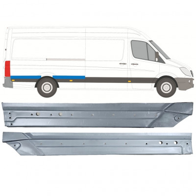 Reparație aripă spate pentru Mercedes Sprinter 2006- / Dreapta / Set 12057