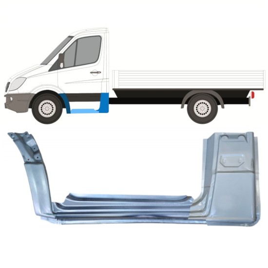 Set panouri de reparare pentru Mercedes Sprinter 2006-2018 / Stânga / 15084 Set panouri de reparare pentru Mercedes Sprinter 2006-2018 / Stânga / 15084