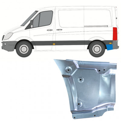 Reparație aripă spate pentru Mercedes Sprinter 2006-2018 / SWB / Stânga 11050