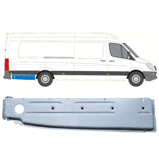 Reparație aripă spate interior pentru Mercedes Sprinter 2006- / XLWB / Dreapta 12797