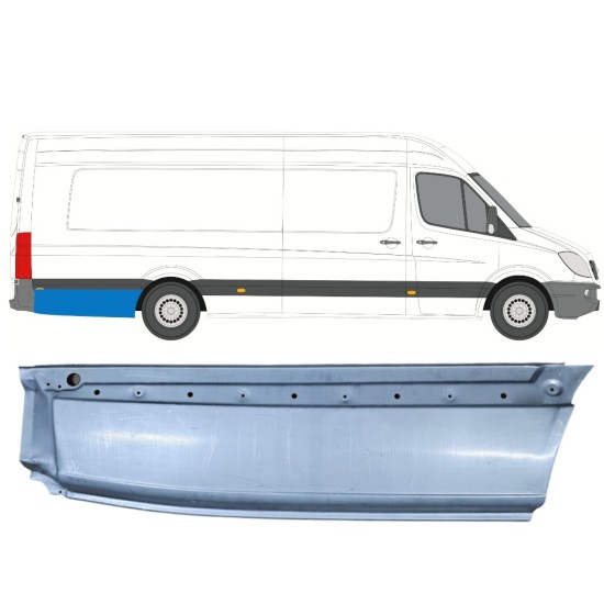 Reparație aripă spate pentru Mercedes Sprinter 2006-2018 / Dreapta 6269