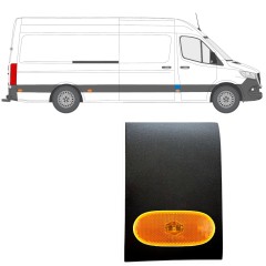 Bandou lateral stâlp față cu lampă pentru Mercedes Sprinter 2018- / Dreapta / Set 12962