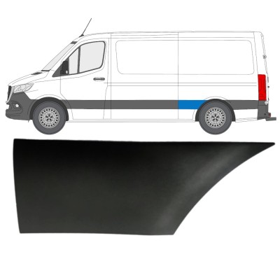 Bandou lateral aripă spate pentru Mercedes Sprinter 2018- / Stânga 16649