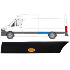 Bandou lateral aripă spate cu lampă pentru Mercedes Sprinter 2018- / Stânga / Set 12965