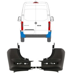 Colț bară spate pentru Mercedes Sprinter 2018- / Stânga+Dreapta / Set 14945