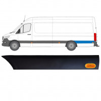 Bandou lateral aripă spate cu lampă pentru Mercedes Sprinter 2018- / Stânga / Set 12971