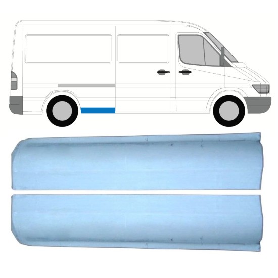 Reparație aripă spate partea din față pentru Mercedes Sprinter 1995-2006 / Stânga+Dreapta / Set 9861