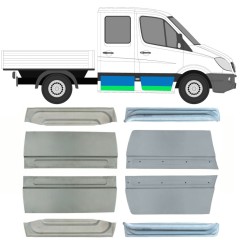 Panou reparație ușă pentru Mercedes Sprinter 2006-2018 / Set 10474