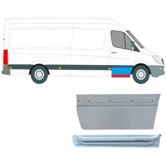 Panou de reparație ușă față interior + exterior pentru Mercedes Sprinter 2006-2018 / Dreapta / Set 9623