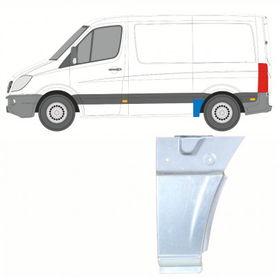 MERCEDES SPRINTER 2006- AMPATAMENT SCURT SEGMENT REPARAȚIE ARIPĂ SPATE / STÂNGA