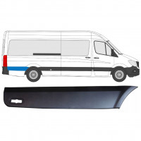 Bandou lateral stânga spate în spatele roții din spate pentru Mercedes Sprinter 2006- / LWB / Dreapta 8028