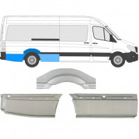 Reparație aripă spate pentru Mercedes Sprinter 2006- / LWB / Dreapta / Set 8717