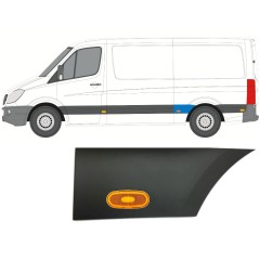 Bandou lateral aripă spate cu lampă pentru Mercedes Sprinter 2006-2018 / Stânga / Set 10018