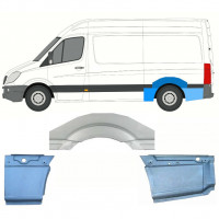 Reparație aripă spate pentru Mercedes Sprinter 2006- / MWB / Stânga / Set 8716