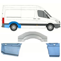 Reparație aripă spate pentru Mercedes Sprinter 2006-2018 / Dreapta / Set 8715
