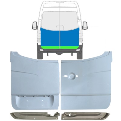 Reparație ușă spate pentru Mercedes Sprinter 2006-2018 / Set 10517