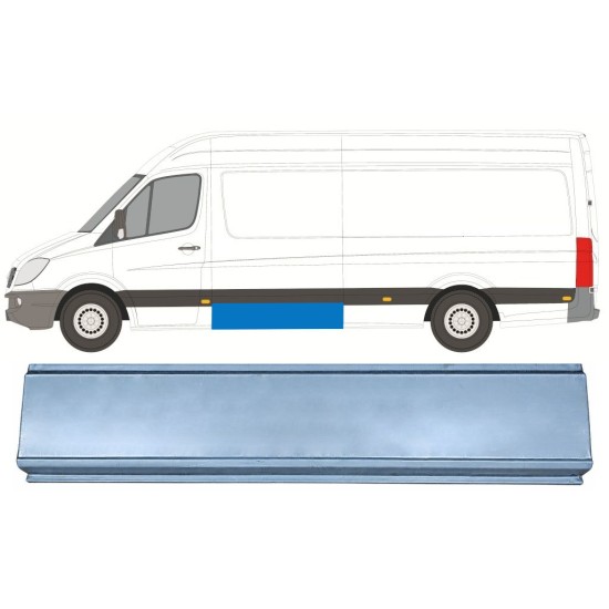 Panou reparație lateral pentru Mercedes Sprinter 2006-2018 / Stânga 17306