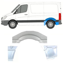 Reparație aripă spate pentru Mercedes Sprinter 2006-2018 / Stânga / Set 11313