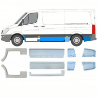 Set panouri de reparare pentru Mercedes Sprinter 2006- / MWB / Stânga+Dreapta /  10258